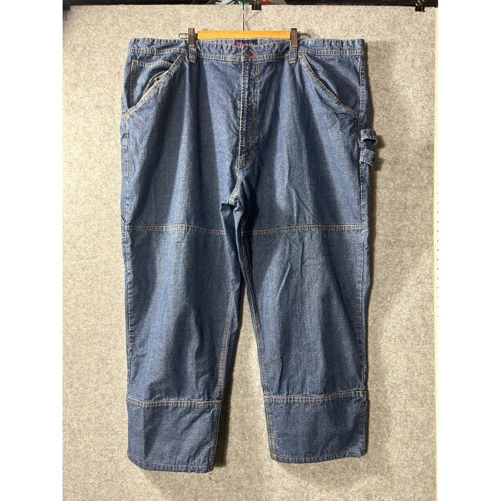 Vintage 90s Harbor Bay Sport Selvedge Denim Carpenter Pants Blue Mens 52x30